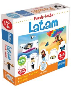 Gra edukacyjna puzzle lotto Latam Granna