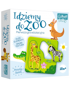 Pierwsza gra edukacyjna Idziemy do Zoo 02058 Trefl