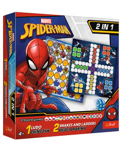 Gra 2w1 Chińczyk Węże i drabiny Spider-Man 02419 Trefl