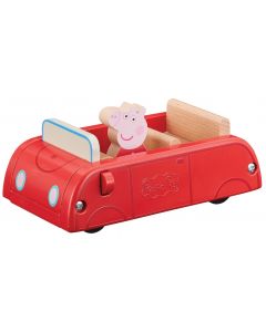 Drewniany samochód z figurką Świnka Peppa PEP07208 TM Toys