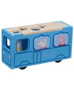 Drewniany autobus szkolny sorter Świnka Peppa PEP07222 TM Toys