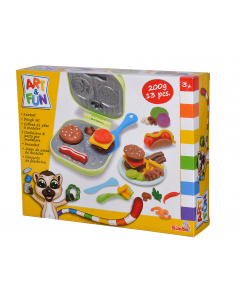 Zestaw masy plastycznej Burger z akcesoriami Art&Fun 106324529 Simba