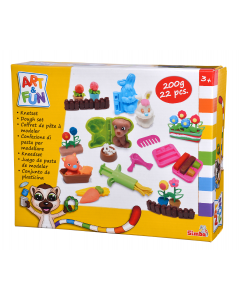 Zestaw masa plastyczna ciastolina ze zwierzątkami Art&Fun 106324616 Simba
