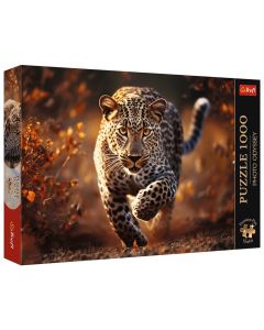 Puzzle 1000 elementów Premium Plus Quality Dziki Leopard Photo Odyssey 10818 Trefl