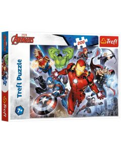 Puzzle 200 elementów Waleczni Avengersi 13260 Trefl