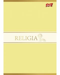 Zeszyt do religii A5 60 kartek kratka żółty kielich Unipap