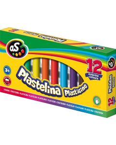 Plastelina szkolna 12 kolorów AS Astra