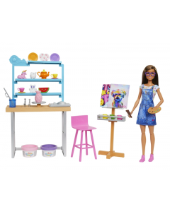 Lalka Barbie Pracownia artystyczna HCM85 Mattel