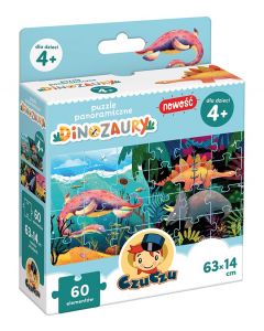 Puzzle panoramiczne Dinozaury Czu Czu