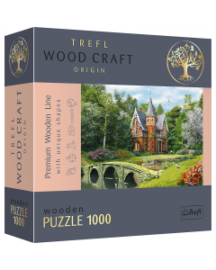 Drewniane puzzle 1000 elementów Wiktoriański dom 20145 Trefl