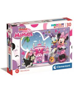 Puzzle 30 elementów SuperKolor Myszka Minnie 20268 Clementoni