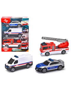 Zestaw 3 pojazdów ratunkowych SOS 203712015026 Dickie Toys
