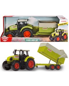 CLAAS Ares Traktor z przyczepką 57 cm 203739000 Farm Dickie Toys