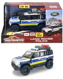 Pojazd policyjny Land Rover światło dźwięk 12,5 cm 213712000026 Grand Majorette