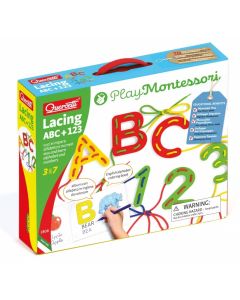Play Montessori Przeplatanka ABC+123 040-2808 Quercetti