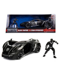Auto metalowe Lykan Hypersport 1:24 Marvel Black Panther 253225004 Jada