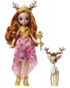 Lalka Queen Darianna i renifer Grassy GYJ12 Royal Enchantimals Mattel