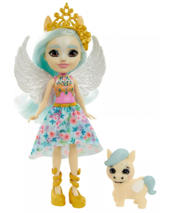 Lalka Paolina Pegasus i pegaz Wingley GYJ03 Royal Enchantimals Mattel