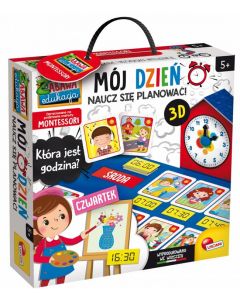Gra edukacyjna Mój dzień - naucz się planować! Montessori 304-PL80137 Lisciani