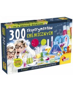 Laboratorium 300 eksperymentów chemicznych I'm a Genius Science 304-PL62362 Lisciani