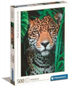 Puzzle 500 elementów HQ Jaguar w dżungli 35127 Clementoni