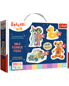 Puzzle Baby Classic Urocze Bobaski - Dobranoc, Trefliki na noc 36095 Trefl