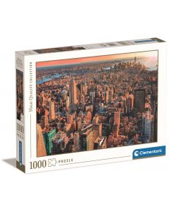 Puzzle 1000 elementów HQ Nowy Jork 39646 Clementoni