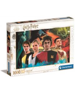 Puzzle 1000 elementów Harry Potter 39656 Clementoni