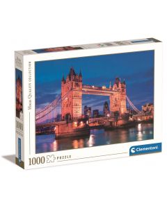Puzzle 1000 elementów HQ Tower Bridge nocą 39674 Clementoni