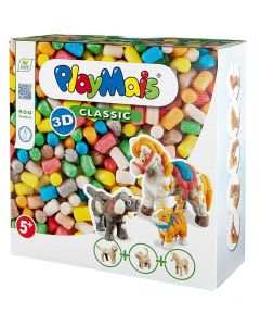 Klocki kukurydziane zestaw Zwierzęta domowe 900 elementów PlayMais