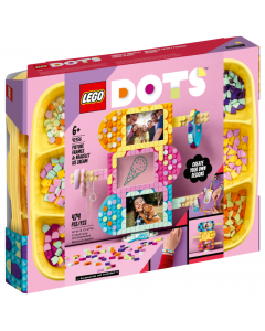 Ramki na zdjęcia w kształcie lodów i bransoletka 41956 Lego Dots