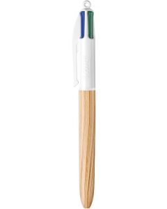 Długopis drewniany 4-kolorowy 4 Colours Wood Style BIC