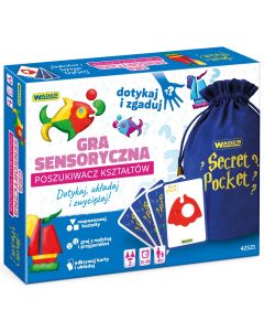 Gra sensoryczna Poszukiwacz Kształtów Secret Pocket 42521 Wader