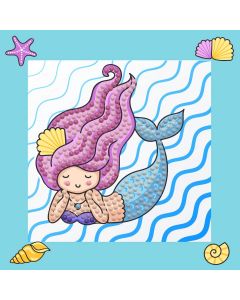Zestaw kreatywny Haft diamentowy Mermaid Dreams Quick Dotz 018-DTZ5002 Diamond Dotz