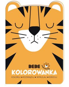 Kolorowanka kreatywna A4 16 kartek BB Friends Tygrys Interdruk