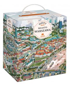 Puzzle Puzzlove Miasto Warszawa 1000 elementów CzuCzu