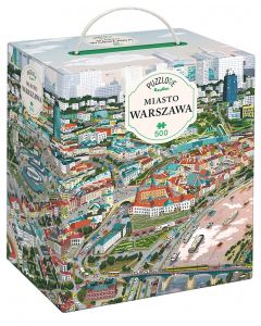 Puzzle Puzzlove Miasto Warszawa 500 elementów CzuCzu