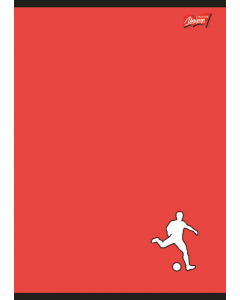Zeszyt A5 32 kartki linia Goal czerwony Unipap