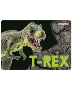 Podkład dwustronny laminowany chłopięcy T-Rex A3 Bambino