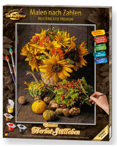 Malowanie po numerach Bukiet jesiennych kwiatów 609130734 Schipper