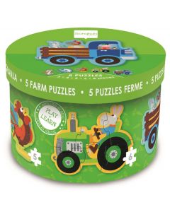 Pierwsze puzzle Farma 26 elementów 6181073 Scratch