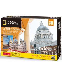 Puzzle 3D National Geographic Katedra Św. Pawła 107 elementów 306-DS0991 Cubic Fun