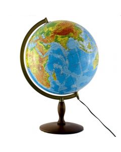 Globus 420mm fizyczny podświetlany Zachem-Głowala