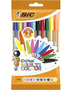 Długopis Cristal Multicolour 10 sztuk Bic