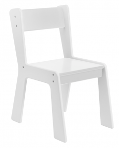 Krzesło drewniane bielone rozmiar 0 białe