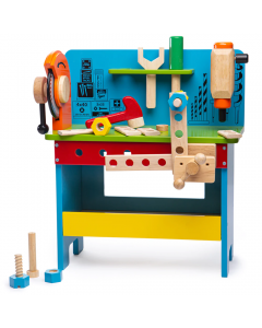 Stół drewniany z elektronarzędziami BJ341 Bigjigs Toys