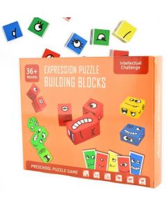 Gra Montessori Puzzle sensoryczne Emocje 0926565 Scratch