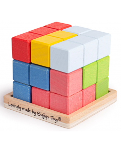 Drewniana kostka Rubika 33020 Bigjigs Toys