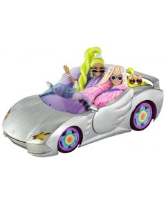 Barbie Extra kabriolet gwiazd z akcesoriami HDJ47 Mattel