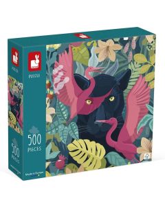 Puzzle artystyczne Mistyczna pantera 500 elementów J02508 Janod